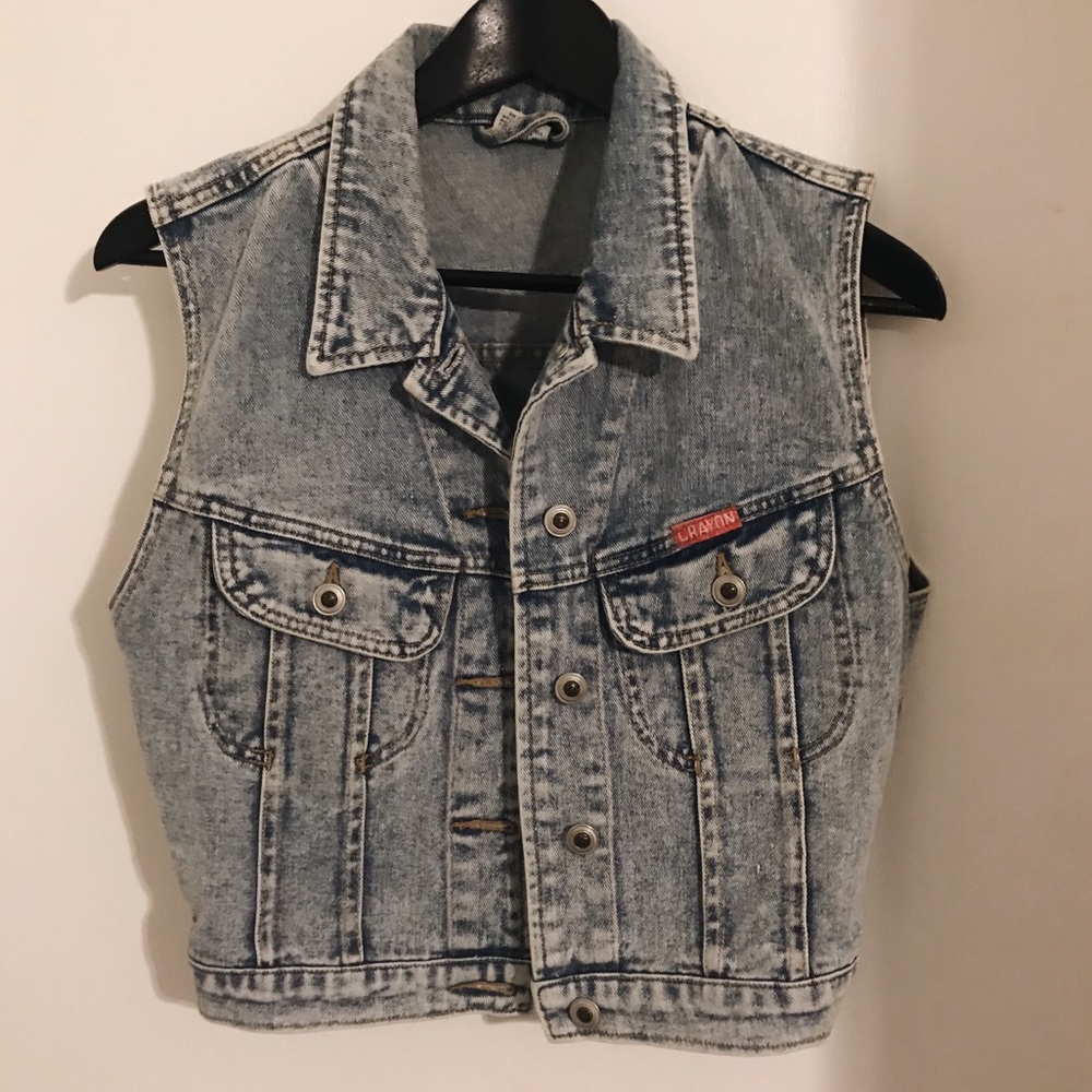 Denim vest